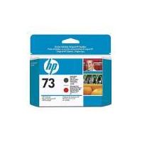 HP 73 Matte Black And Chromatic Red Original Twin Packed PrintHead