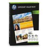 HP 951XL (CR712AE) C/M/Y Original Multipack High Capacity Ink Cartridges + A4 Paper