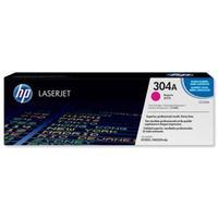 hp colour laserjet 304a magenta print cartridge with coloursphere tone ...