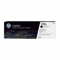 hp 312x black original high capacity toner cartridge cf380xd twin pack