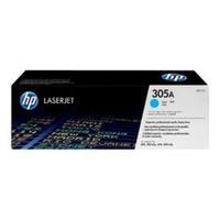 hp 305a cyan original standard capacity toner cartridge ce411a