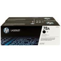 HP 78A Black Original Laser Toner Cartridge - Twin Pack