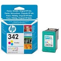 HP 342 Tri-Colour Original Inkjet Print Cartridge with Vivera Inks