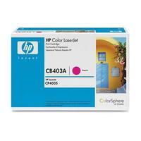 HP Colour Laserjet CB403A Magenta Toner Cartridge with HP Colorsphere Toner