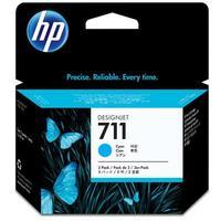 hp 711 cyan original 3 ink multipack cz134a