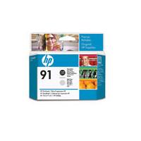 hp 91 light grey and photo black original printhead