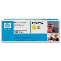 HP Colour LaserJet 121A Yellow Original Toner Cartridge with Smart Printing Technology (C9702A)