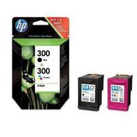 HP 300 Black and Colour Original Inkjet Print Cartridge Combo Pack