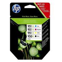 HP 950XL/951XL (C2P43AE) BK/C/M/Y Original Multipack High Capacity Ink Cartridges