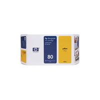 HP 80 Yellow Original High Capacity Inkjet Cartridge