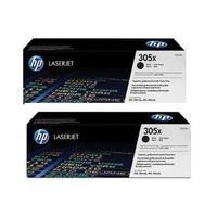 HP 305X Black Original High Capacity Toner Cartridge - Dual Pack (CE410XD)