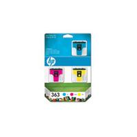 HP 363 Original 3 Pack - Cyan Magenta Yellow Inkjet Cartridge