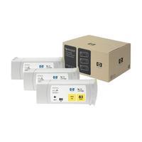 hp 83 yellow uv original 3 ink multipack