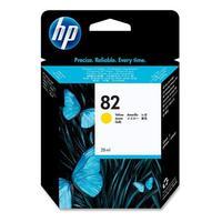 HP 82 Yellow Original Standard Capacity Ink Cartridge (28ml)