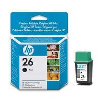 HP 26 Black Original Inkjet Print Cartridge