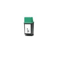 hp 26 black remanufactured printer ink cartridge