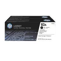 HP 83A (CF283AD) Black Original Toner Cartridge - Dual Pack