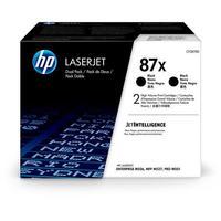 hp 87x black original high capacity toner cartridge twin cf287xd