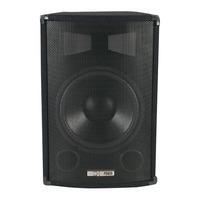 hq power vdsg8 black 2 way speaker full grid 8 300w