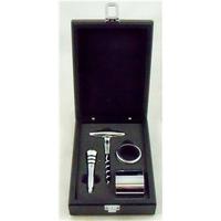 HRH boxed 4 piece wine accessory kit HRH