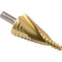 HSS Step drill bit 6 - 32 mm TiN C.K. T3013 Total length 91 mm Triangular shank 1 pc(s)