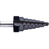 HSS Step drill bit PG7 - PG29, 12.5 - 37 mm TiAIN Exact 25303 Total length 92 mm Cylinder shank 1 pc(s)