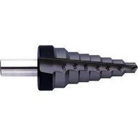 HSS Step drill bit PG7 - PG21, 11.4 - 26.75 mm TiAIN Exact 25301 Total length 92 mm Cylinder shank 1 pc(s)