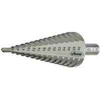 hss step drill bit 4 30 mm vigor v2396 total length 100 mm cylinder sh ...