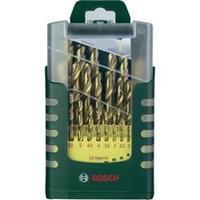 hss metal twist drill bit set 25 piece bosch 2607017154 tin cylinder s ...