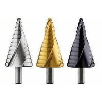 HSS Step drill bit 6 - 39 mm TiAIN Bosch 2608588068 Total length 93.5 mm Triangular shank 1 pc(s)