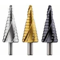 HSS Step drill bit 6 - 30 mm TiN Bosch 2608587430 Total length 93.5 mm Triangular shank 1 pc(s)