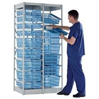 HTM71 Medical Storage System - 400mm W x 600mm D With 13 Baskets