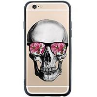 Humerous Skull Back Cover Dustproof/Pattern Skull TPU and PC Soft Case Cover for iPhone 6s Plus/6 Plus /6s/6/SE/5s/5