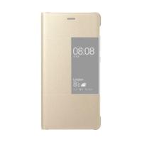 huawei view flip cover p9 gold