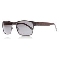 hugo boss 0769s sunglasses matte brown qms