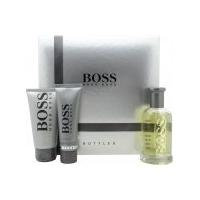 hugo boss boss bottled gift set 100ml edt 50ml shower gel 75ml aftersh ...