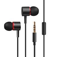 HUAST Caldecott KDK-206 Metal Wired Earphones Noise Cancelling Music In-Ear Earbuds Earphones For Mobile Phone Universal Earbuds