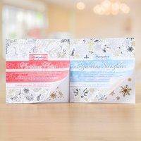 hunkydory christmas liftables pads sparkling snowflakes and christmas  ...