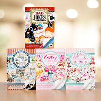 Hunkydory Little Books Bundle - Little Book of Dad Jokes, Nautical, Cakes and Bakes, Boutique Chic 400622
