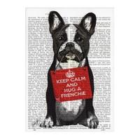 hug a frenchie card