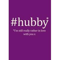 hubby anniversary card