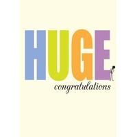 HUGE | Congratulations Card