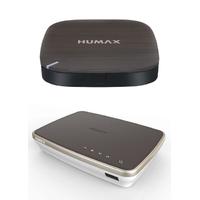 Humax H3 Espresso Full HD Smart TV Box and FVP4000T 500GB Cappuccino Freeview Play HD TV Recorder