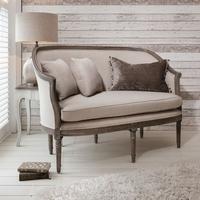 Hudson Living Maison Weathered with Linen 2 Seater Sofa