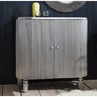 Hudson Living Jeeves Silver Drinks Cabinet