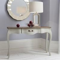 hudson living maison cool grey console table