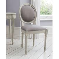 Hudson Living Maison Cool Grey Balloon Back Chair (Pair)