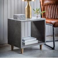 Hudson Bergen Cube Lamp Table