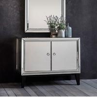 Hudson Living Aster Accent Mirrored Cabinet - 2 Door