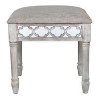 Hudson Vanity Stool Washed Ash